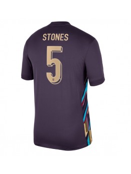 Billige England John Stones #5 Bortedrakt EM 2024 Kortermet